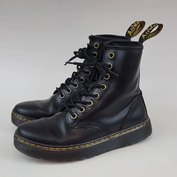 NWOB Dr. Martens Zavala Black Boots Women's size 6 / EU 37 - Picture 2 of 11